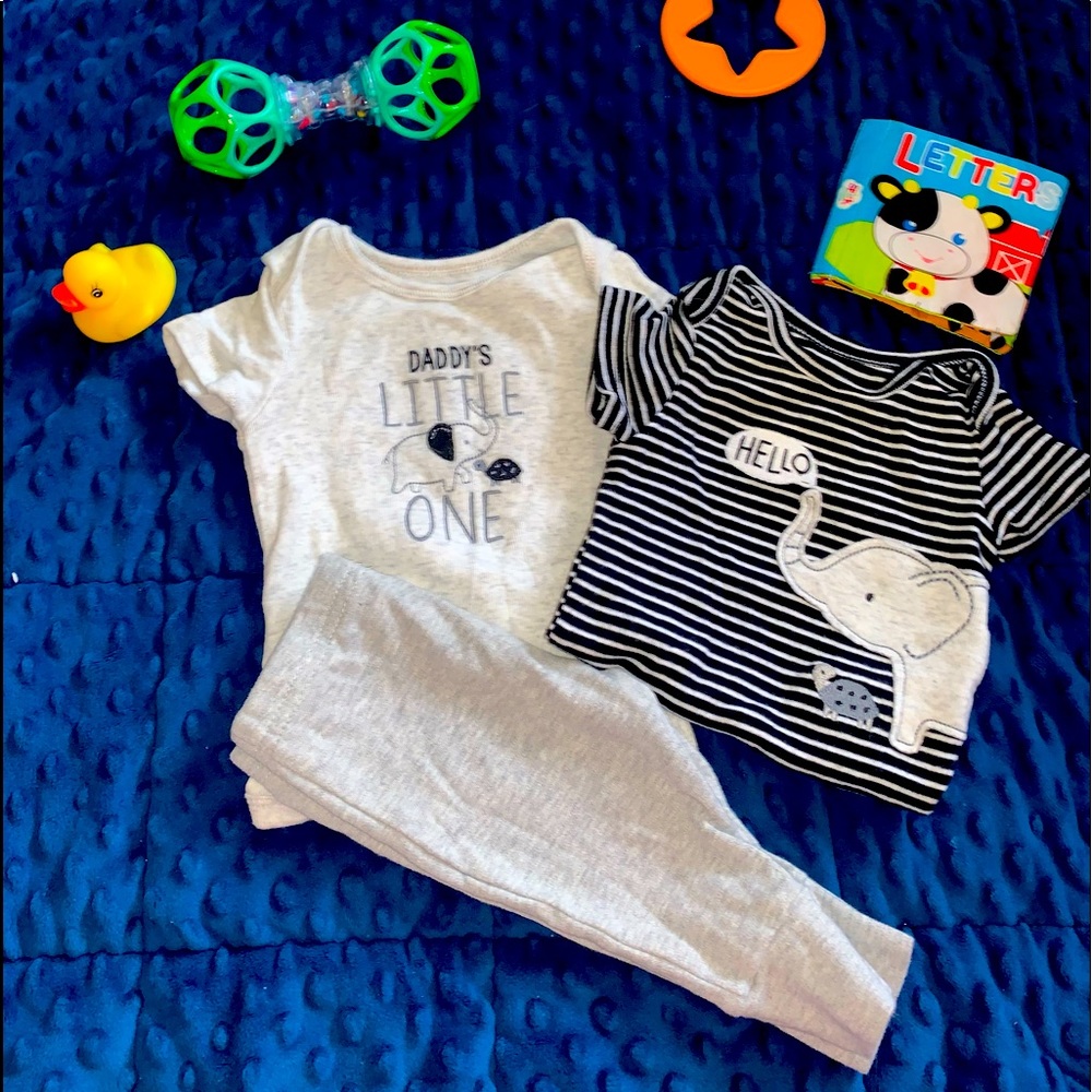 3-piece elephant bundle
